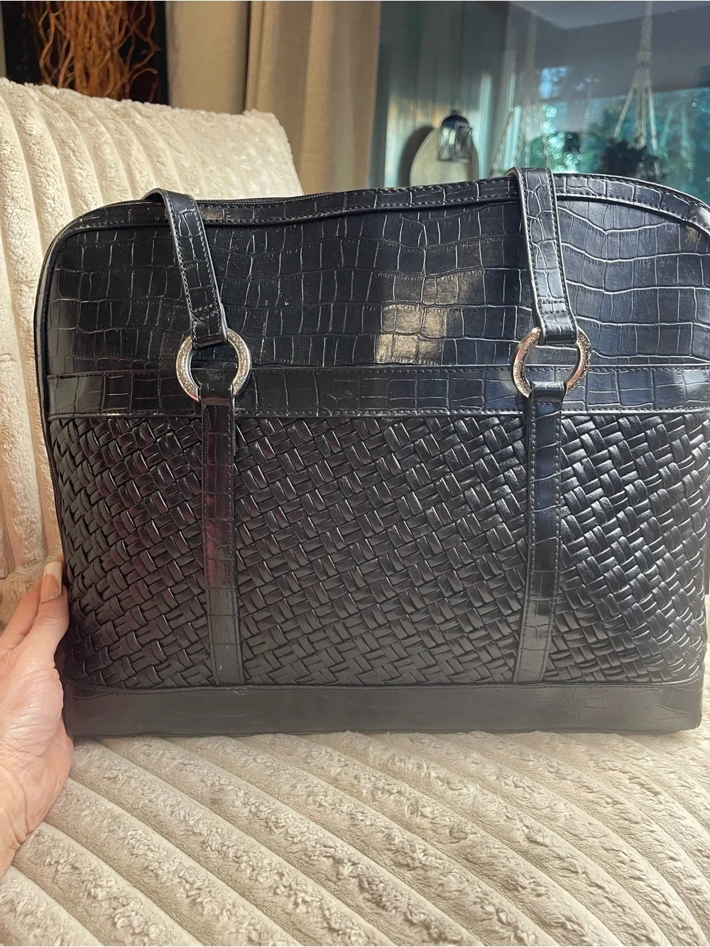 Coldwater Creek Black Interior Organizer Pouch